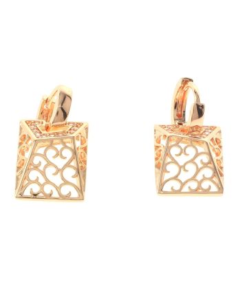 Gold Plated Drop Earrings