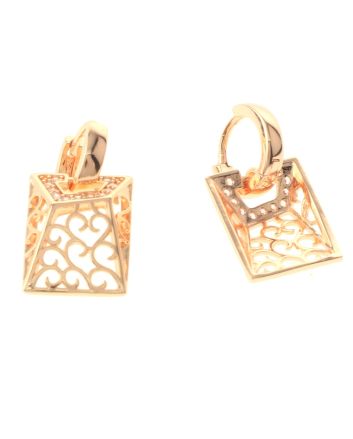 Gold Plated Drop Earrings