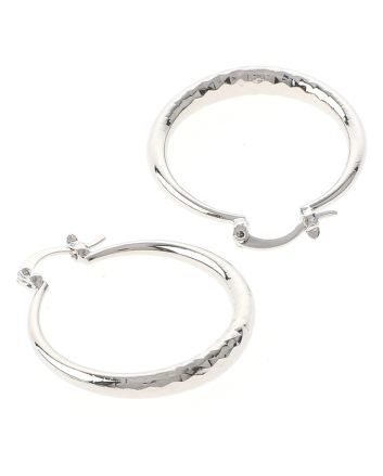 Silver Plated Hoop Earrings