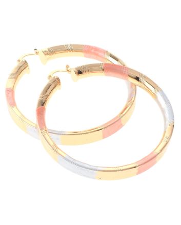 Gold Plated Hoop Earrings