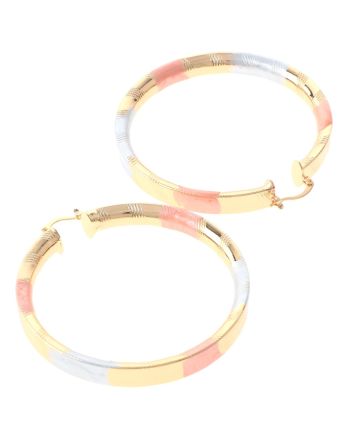 Gold Plated Hoop Earrings