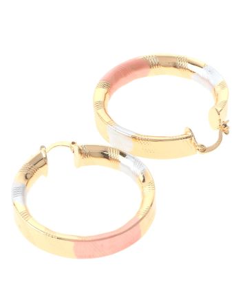 Gold Plated Hoop Earrings