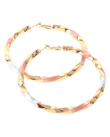 Gold Plated Hoop Earrings