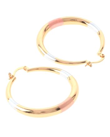 Gold Plated Hoop Earrings