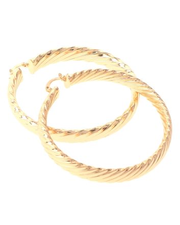 Gold Plated Hoop Earrings