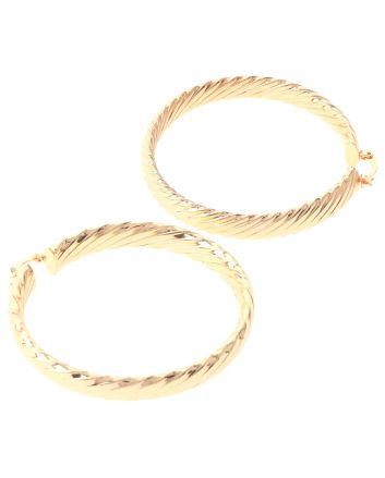 Gold Plated Hoop Earrings