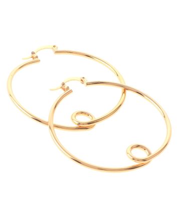 Gold Plated Hoop Earrings