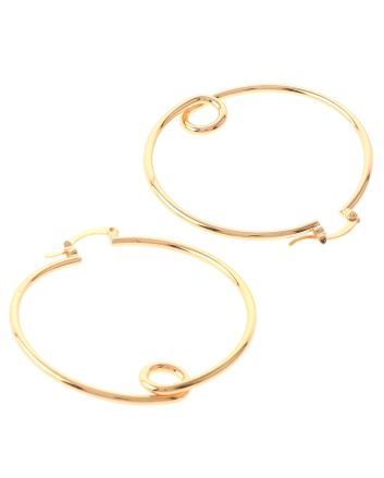 Gold Plated Hoop Earrings