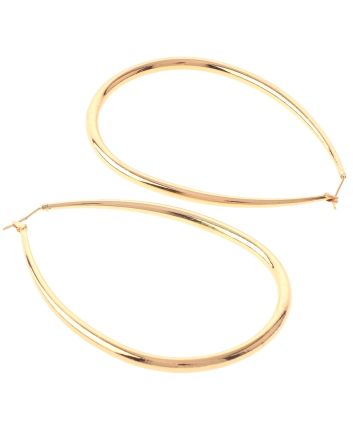 Gold Plated Hoop Earrings