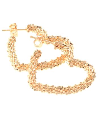 Gold Plated Hoop Earrings