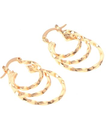 Gold Plated Hoop Earrings