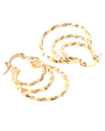 Gold Plated Hoop Earrings