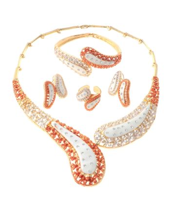 Gold Plated Necklace Set