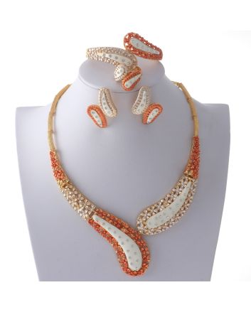 Gold Plated Necklace Set