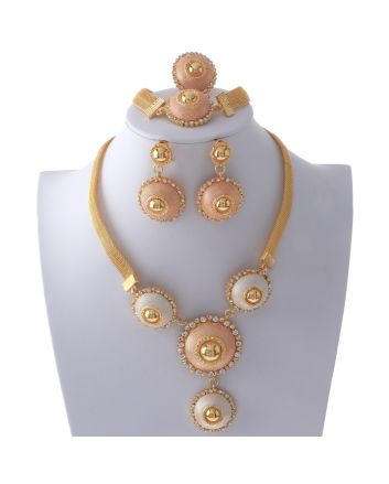 Gold Plated Necklace Set
