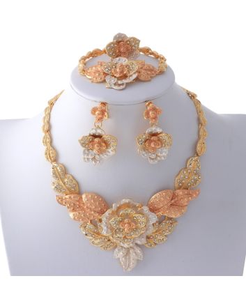 Gold Plated Necklace Set