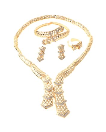 Gold Plated Necklace Set