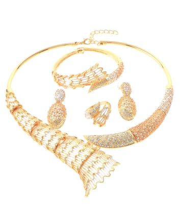 Gold Plated Necklace Set