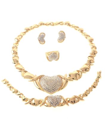 Gold Plated Necklace Set