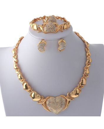 Gold Plated Necklace Set