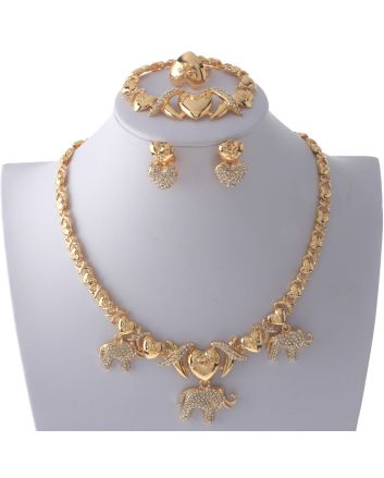 Gold Plated Necklace Set