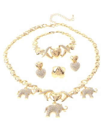 Gold Plated Necklace Set