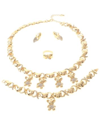 Gold Plated Necklace Set