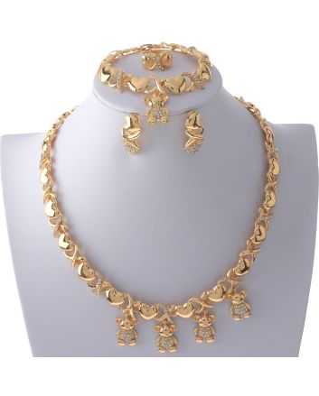 Gold Plated Necklace Set
