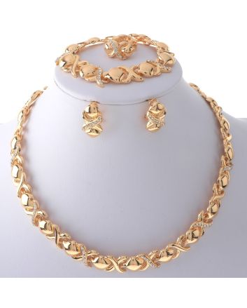 Gold Plated Necklace Set