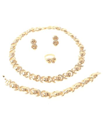 Gold Plated Necklace Set