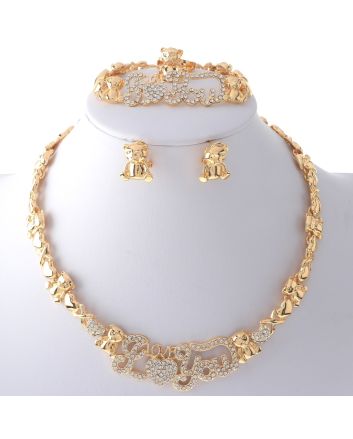 Gold Plated Necklace Set