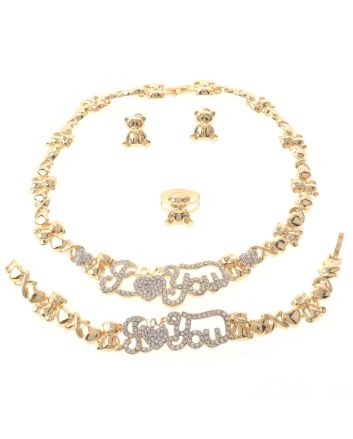 Gold Plated Necklace Set