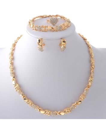 Gold Plated Necklace Set