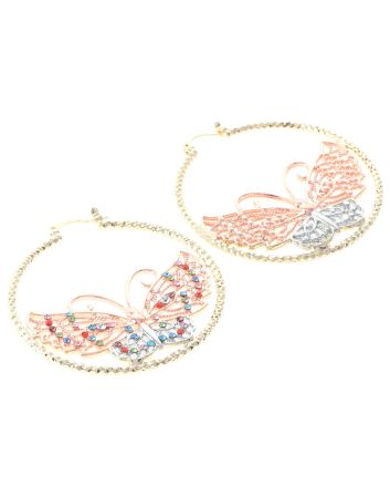 Gold Plated Hoop Earrings