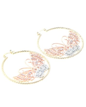 Gold Plated Hoop Earrings
