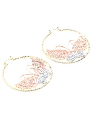 Gold Plated Hoop Earrings