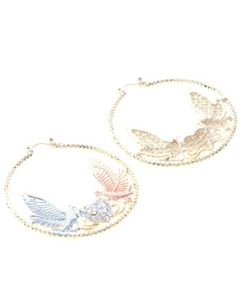 Gold Plated Hoop Earrings