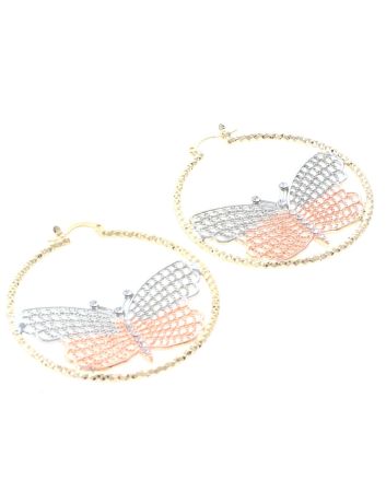 Gold Plated Hoop Earrings