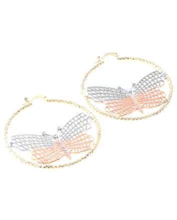 Gold Plated Hoop Earrings