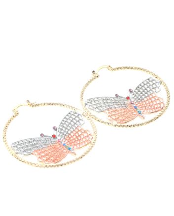 Gold Plated Hoop Earrings