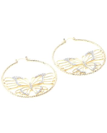 Gold Plated Hoop Earrings
