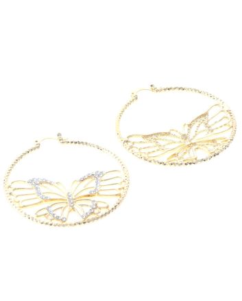 Gold Plated Hoop Earrings
