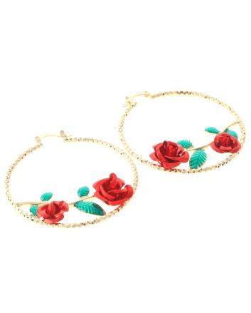 Gold Plated Hoop Earrings