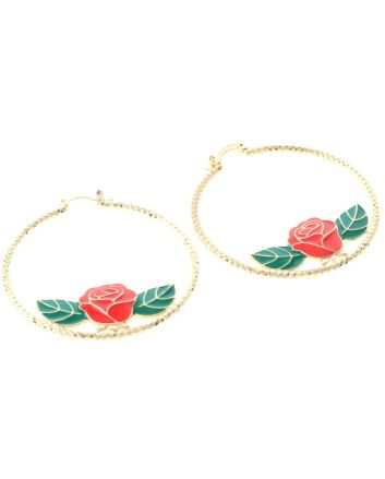 Gold Plated Hoop Earrings