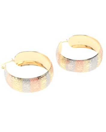 Gold Plated Hoop Earrings