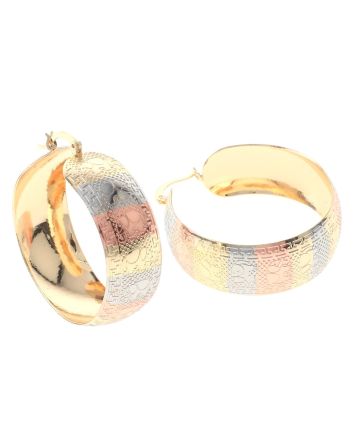 Gold Plated Hoop Earrings