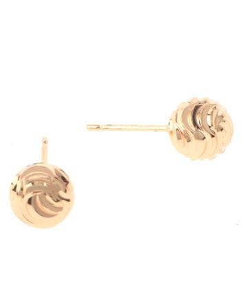 Gold Plated Earrings / 6 Pairs