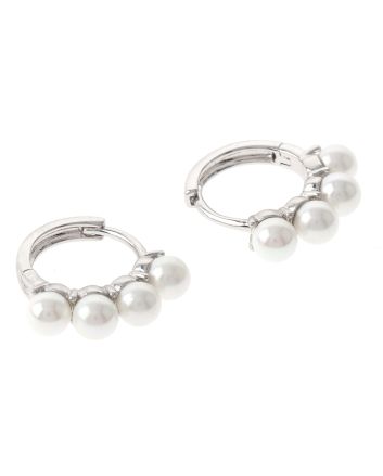 Silver Plated Hoop Earrings