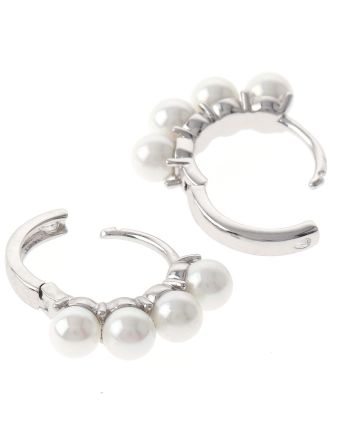 Silver Plated Hoop Earrings
