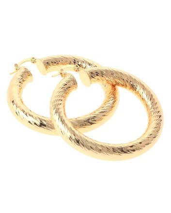 Gold Plated Hoop Earrings